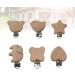 Toyvian 12 pcs Pacifier Clips Wooden Pacifier Clip Baby Teeth Comfor Tools Baby Pacifier Clips Cute Star Heart - Buy Online on GoSupps.com