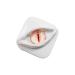 Perfeclan contactsui contact lens storage box contact lens storage mini contact lens tank for everyday use in the office and outdoors white