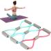 Resistance Band Figure 8 Resistance Bands Fitness Set Exercise Cord Tubes with Handle for Gym Yoga Outdoor (3Pcs)