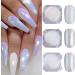 5 Pieces Pearl Glitter Nail Powder Set - Aurora Mirror & Chameleon Chrome Pigment for Stunning Nail Art - Includes 5 Colorful Sponge Brushes - Buy Online on GoSupps.com