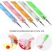 Dajidafu 1 Set Dotting Tools Two Ways Drawing Painting Carving Set DIY Design Manicure Tools Freehand Embossing Point Drill Pen - Buy Online on GoSupps.com