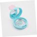 CIMAXIC 1 Set 2pcs portable powder container loose powder container makeup powder filling Packing box 6.1x6.1cm Blue - Buy Online on GoSupps.com