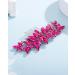 Rumtock Hot Pink Rhinestones Hair Comb for Women Girls Wedding Bridal Hair Piece Handmade Jewelry Banquet Prom (Hot Pink) - Buy Online on GoSupps.com