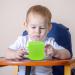 MORLIKE LIVING 100% Silicone Baby Cups - 2 Pack Green | Infant First Stage Training | Easy Grip Handle | 6 Months - Buy Online on GoSupps.com