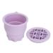 Buy Portable Silicone Makeup Brush Cleaner Cup - Drying Rack & Scrubber Bowl in Purple | Best Brush Cleaning Tool Online - Buy Online on GoSupps.com