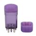 BROLEO Scalp Applicator Comb Corrosion Resistant No Rust 8ml Scalp Oil Applicator Leaf Resistant For Hair Growth Oil (Purple)