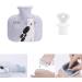 1L Pink Cartoon Heat Bottle - Portable Hand Warmer for Girls - Large Hot Water Bottle (19.5x20cm) | Perfect for Warmth & Comfort - Buy Online on GoSupps.com
