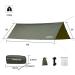 NatEtoile Camping Tarps 13x10ft Hammock Rain Fly  Heavy Duty Waterproof Rain Fly Cover for Hammock Camping  Tarp for Under Tent  Hammock Tarp for Camping  Hiking  Backpacking - Buy Online on GoSupps.com