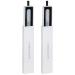LEIGHTON DENNY Set of 2 Large Crystal Nail Files (195mm) with Cases Grey White 195mm