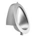 Household Products 304 Stainless Steel Urinal Wall-Mounted Men's Urinal with Automatic Flushing Concealed Toilet Urinal Trough with Drain Pipe Suitable for Family Bathroo