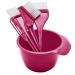 1 Set Hairdressing Tool Hair Colorist Tool Kit Hair Coloring Bowl Diy Hair Dye Mixer Hairdressing Tint Brushe Tint Color Mixing Bowl Hair Coloring Comb Hair Brush Highlight Abs