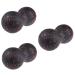 Gatuida 3st massage ball massage tools peanut massage gymnasium gymnastics ball deep fabric peanut exercise back roll muscle roll yoga ball balance tool ball hold massage globe fitness scrollrad