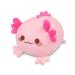 Auspicious beginning Axolotl Stuffed Animal Plush Toy Kawaii Stuffed Axolotl Doll Cuddly Toy Soft Axolotl Toy Plush Animal Chubby Axolotl Cute Room Decoration for Friends New Year (9.8 inch Pink) 9.8 inch Pink2