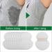100Pcs Non-Visible Armpit Sweat Pads for Men and Women - Extra Adhesive Disposable Protection - Buy Online on GoSupps.com