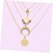 FOYTOKI A Necklace Necklaces Pendant Necklace Chain Women Chain Women Necklace Miss Jewelry European Fashion - Buy Online on GoSupps.com
