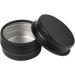 IMIROOTREE 60 Mini 5g Black Aluminum Travel Cans - Perfect for Lip Balm Makeup and Candle Samples - Buy Online! - Buy Online on GoSupps.com