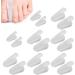 8 Pair Silicone Toe Corrector - Elastic Overlapping Separator for Big Toe Alignment - Buy Online on GoSupps.com