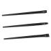 BIUDECO 3pcs Eyeliner Brush Eyebrow Brush Thin Makeup Brush Eye Lash Brush Female Artificial Fiber Black