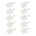 Didiseaon 100pcs Glue Bottle Stopper Plug White Abs Cork