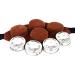 Portable Moxibustion Moxa Cone Burner Box Moxa Cone Burner Box Tank with 4 Boxes and Carry On Band - Moxibustion Box for Hands Leg Waist Acupuncture Point Warming/NO Moxa Cone (B)