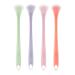 Tongue scraper tongue cleaner - dental tongue scraper for fresher breath 4 pieces of healthy oral hygiene brush silicone dental tongue scraps for fresher breath shituku