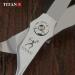 Titan Scissors Set | Thinning Scissors | Titanium Coating Hair Cutting Japanese Style Scissors | Proffesional Barbering Scissors | Sharp Edge | Hand Made Steel 6" inch - Buy Online on GoSupps.com