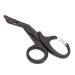 Watris Veiyi Association scissors stainless steel medical scissors emt and trauma scissors with plastic handles for nurses medical students emergency room (black)