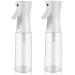 Spray bottle hair 2 pack 300 ml spray bottle water cater water bottle hairdresser spray bottle spray bottle ultra fine crap sprayer hairspray bottle for plants garden hairstyles (transparent)