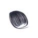 Lurrose Fashion One Piece Clip in Hair Bangs/Fringe Hair with Clip Fake Hairpieces for Everyday Cosplay Carnival (Black)