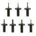 ABA 7 PK Precision Front Sight Post Body Assortment Replacement Kit - Steel