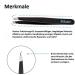 Rikans Precision Tweezers Set Pack of 4 Black Professional Tweezers Handy Carry Pouch Superior Stainless Steel Tweezer Set Splinters Eyebrows Facial or Ingrown Hair Blackheads Remover - Buy Online on GoSupps.com