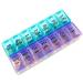 14 Compartment Pill Organizer Box - 7-Day AM/PM Medicine Reminder with Snap Lids for Pills & Vitamins | Inspirations - Buy Online on GoSupps.com