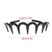 Pulabo Unisex Wave-Shaped Headband - Black Spring Wavy Metal Hair Band with Long Teeth | Premium Sports Headgear Accessories - Buy Online on GoSupps.com