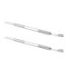 Cuticle Pusher Set Dead Skin Removal Nail Polisher Finger Divider Stainless Steel Set for Home Nail Salon