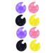 Angoily Plateaux pour Pi ces en Plastique Couleurs Assorties Palette Manucure Bague pour Artiste Ongulaire Nail Art Portable et Pratique