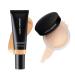 Laura Mercier Tinted Moisturizer Blurred Matte with SPF 30 24HR+ Shine Control Shade 2W Citrine and Translucent Loose Setting Powder 24HR Shine Control Infused with Vitamins C + E Translucent
