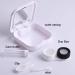 Tomedeks 4 Pack Contact Lens Case - Stylish & Portable Lens Storage for Travel & Outdoor Activities - Buy Online on GoSupps.com