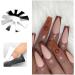 Premium Stainless Steel Nail Template with Crystals | French Style Manicure & Nail Art Tools | Multicolored Polishing Plates - Buy Online on GoSupps.com