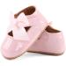 LACOFIA Baby Girls Anti-Slip Bowknot Mary Jane First Walking Shoes | Prewalkers 12-18 Months | Princess Party Shoes | G Pink - Buy Online on GoSupps.com