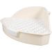 BESPORTBLE 2pcs Rabbit Triangle Toilet Guinea Pig Potty Pet Potty Pet Litter Basin Abs White 25.00X19.00X10.00CMx2pcs Whitex2pcs - Buy Online on GoSupps.com