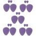 Gatuida 20 Pairs Forefoot Pad Grinding at Will Purple High Heels Block Heels for Women Dressy Shoe Inserts Front Foot Pads Purple Metatarsal Pads Ladies Pumps Sole Pad Women's Gel Damping