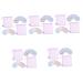 5 Sets Wash Breast Pads Anti Galactorrhea Cushion Reusable Cushion Breastfeeding Essentials Covers Mother Breast Pads Reusable Pads Breast Pads for Breastfeeding