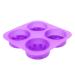 MAGICLULU 2 Pcs Handmade Soap Mold Cake Pan Purple Silica Gel Cute 3X16.6X16.6CMx2pcs