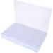 Qyebavge Empty Nail Tips Storage Box Clear Nail Art Decoration Container with 44 Compartments for Fake Nail Display - Buy Online on GoSupps.com