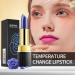 PAQIMAN Magic Temperature Changing Lipstick - Blue to Pink | Long-Lasting, Non-Stick Cup, Waterproof Lip Gloss | 1Pcs - Buy Online on GoSupps.com