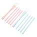 minkissy 2 Sets Silicone Makeup Brush Silicone Makeup Applicator Eye Makeup Applicators Lip Applicator Liner Brush Eye Shadow Lipstick Applicator Silica Gel Mask Eyes Lip Gloss Wand