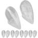 10 Transparent Harz Cosplay Tooth Prosthetics - Artificial Teeth for Halloween Party Decoration - 15mm - Buy Online on GoSupps.com