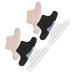 Gatuida 9 Pairs Blow Dryer Comb Attachment Self Heel Sticker High Heel Insoles Pads Female Comfort Heels Half Shoe Cushion Pu Gelt Toy Traffic Light for Kids Grip Foot Massage