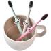 Beaupretty 3-Stick Easy to Hold Children's Toothbrush - Eco-Friendly Panda Design Perfect for Kids' Dental Care - Buy Online on GoSupps.com