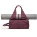 Travel Yoga Gym Bag for Women, Carrying Workout Gear, Makeup, and Accessories, Shoe Compartment and Wet Dry Storage Pockets Red Large
